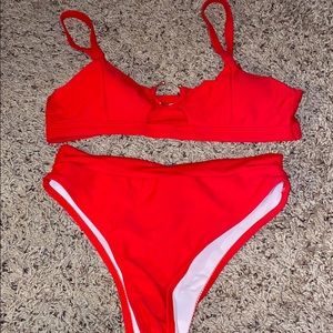 Brand new red bikini